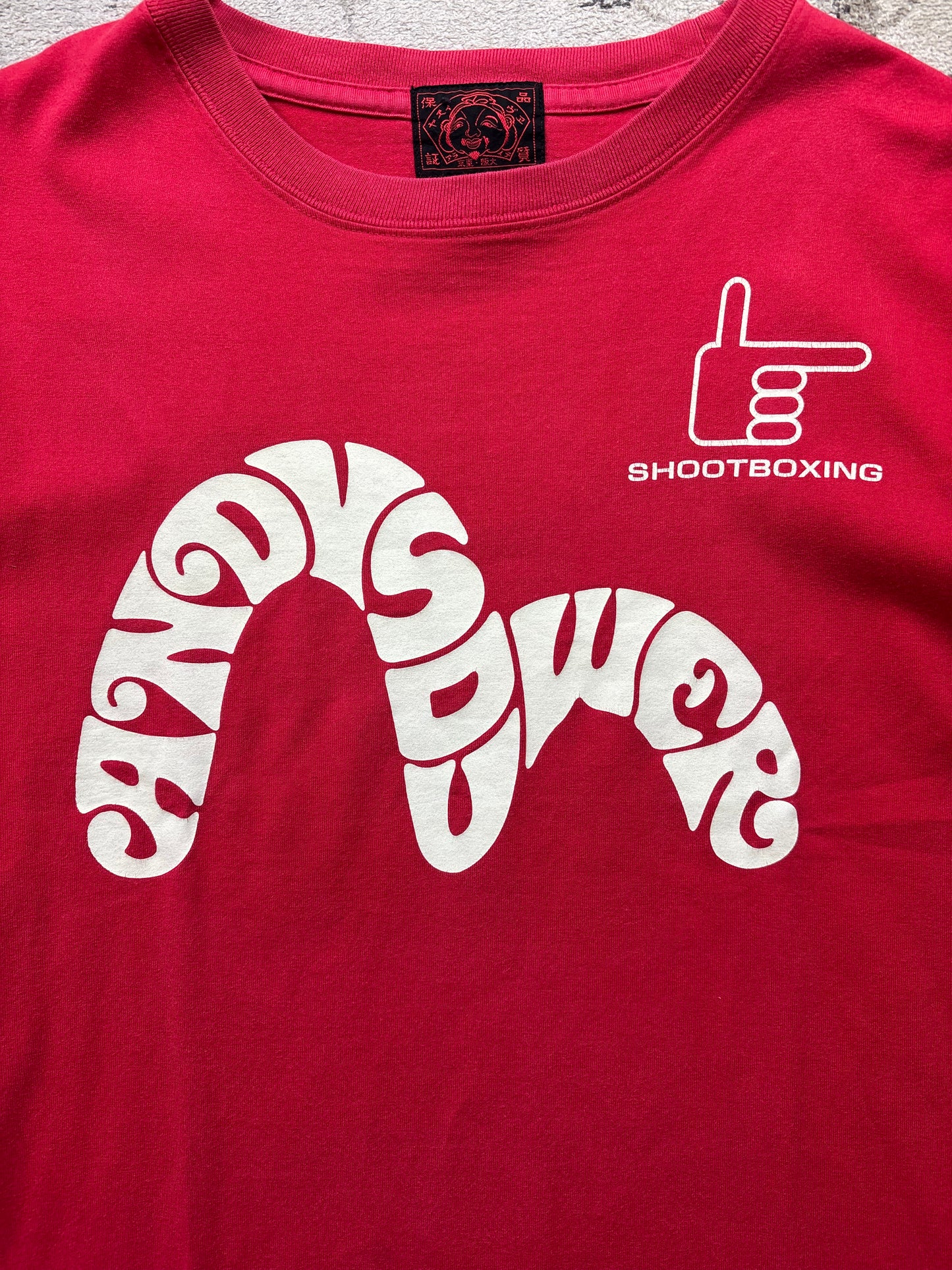 EVISU RED T-SHIRT (L)