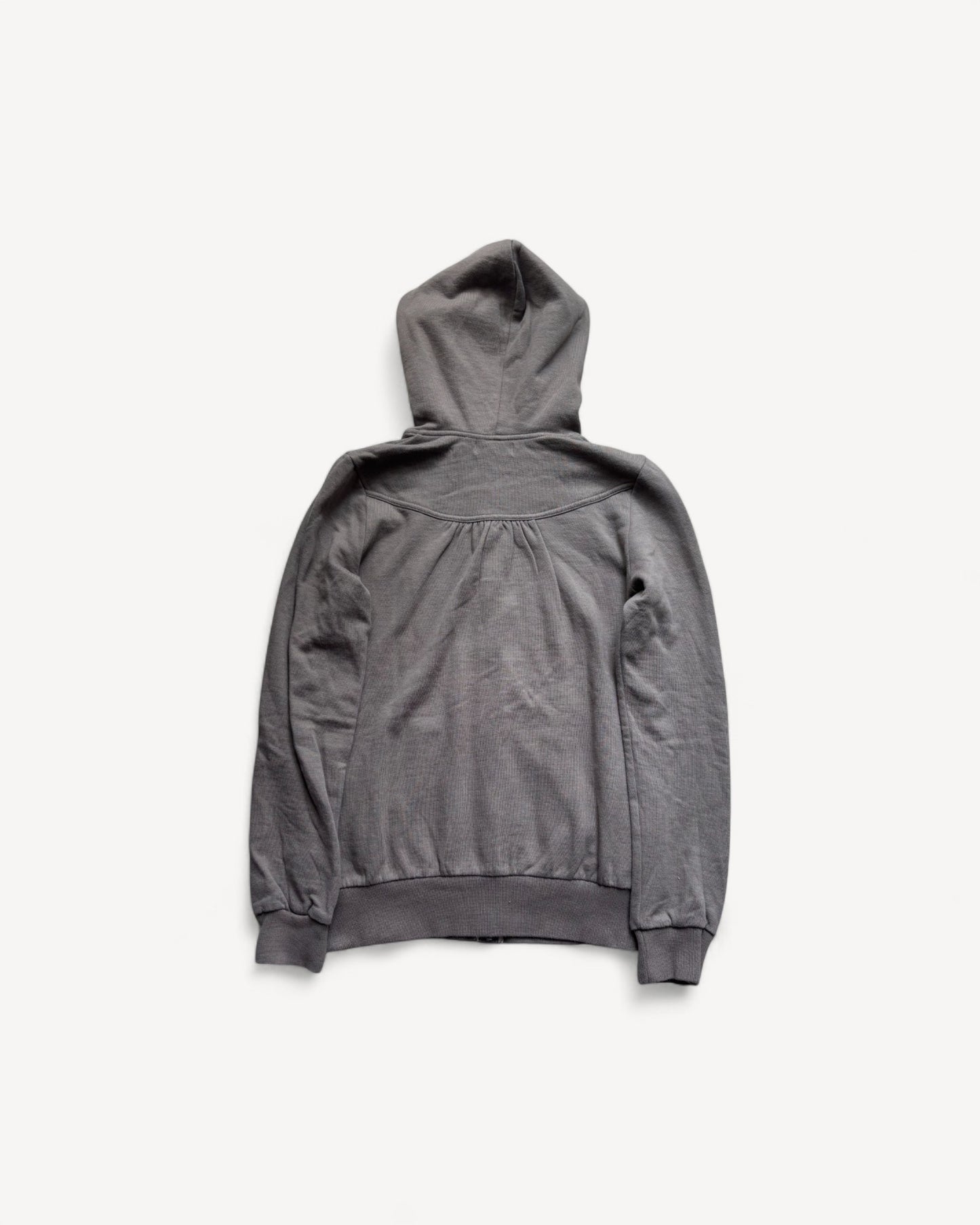 BURBERRY BROWN ZIP UP HOODIE (S)