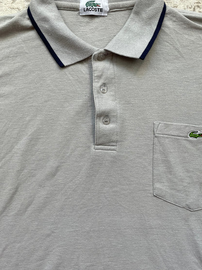 LACOSTE POLO SHIRT GREY (L)