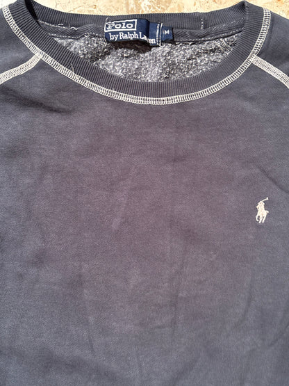 RALPH LAUREN BLACK SWEATER (M)