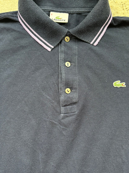 LACOSTE POLO SHIRT NAVY (L)