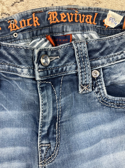 ROCK REVIVAL JEANS W28 L32 #RR4