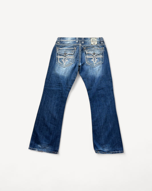 ROCK REVIVAL JEANS W34 L32 #RR26