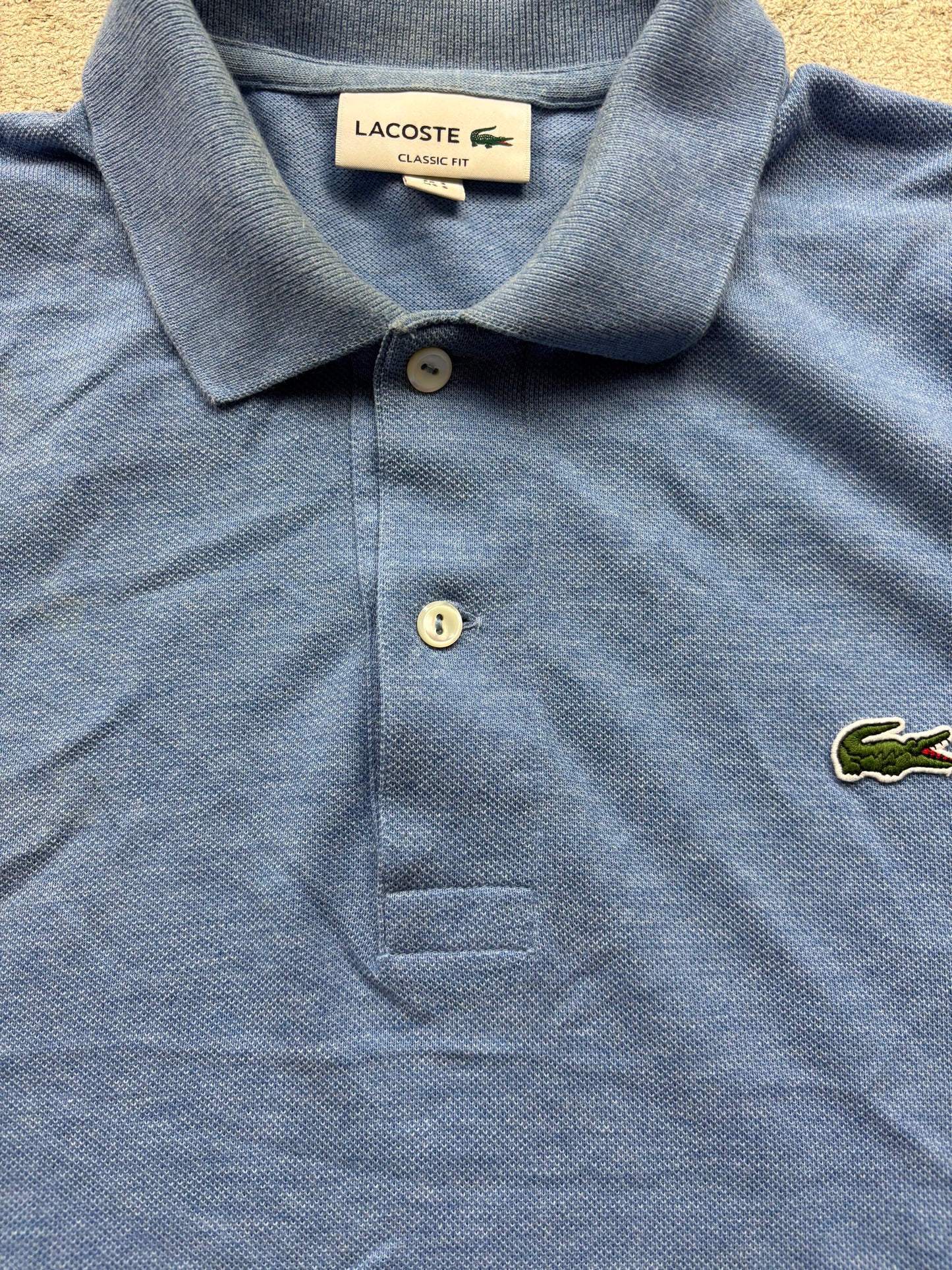 LACOSTE LONGSL. POLO SHIRT BABYBLUE (S)