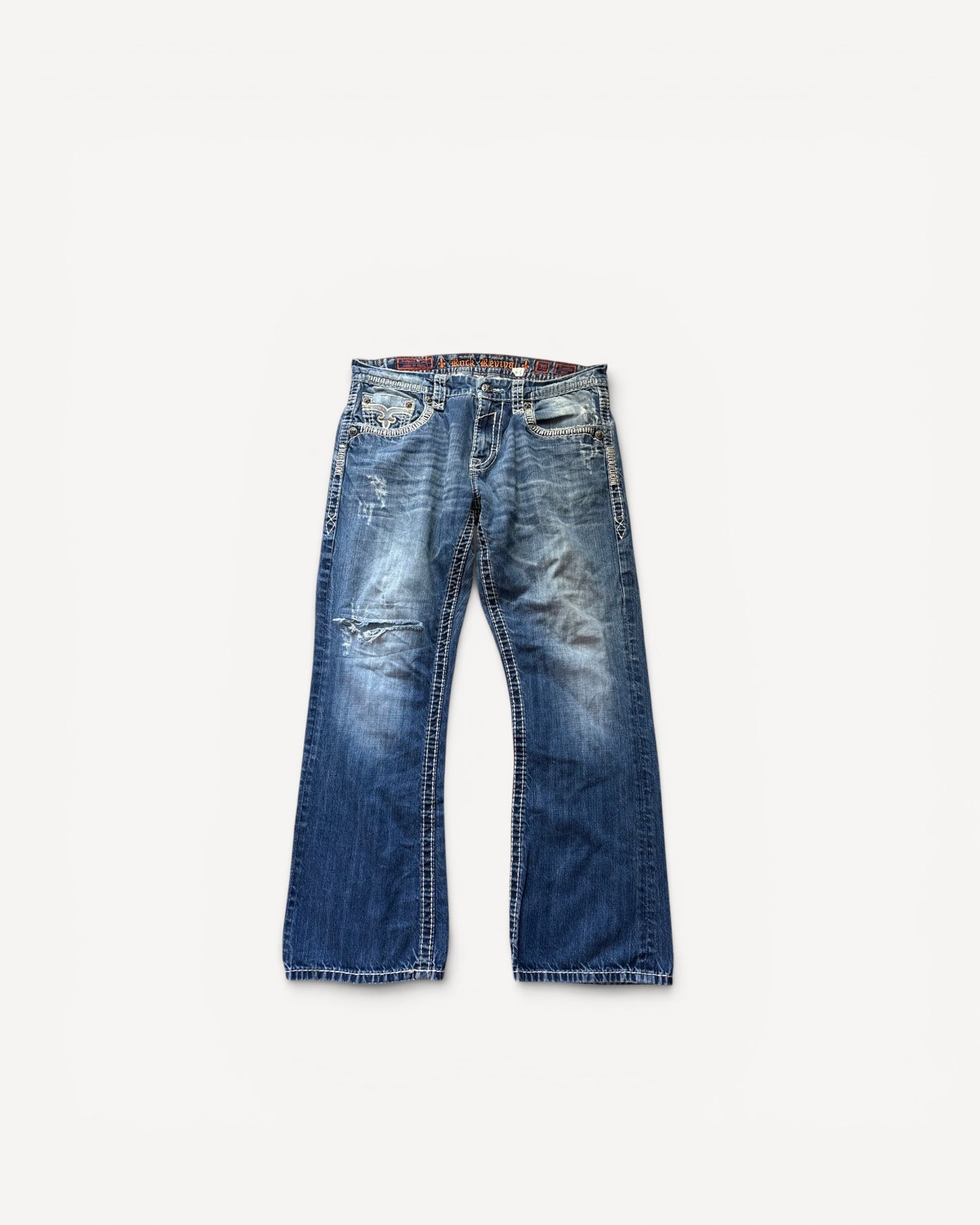 ROCK REVIVAL JEANS W36 L32 #RR13