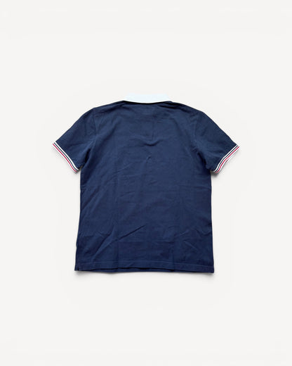 MONCLER NAVY POLO SHIRT (M)