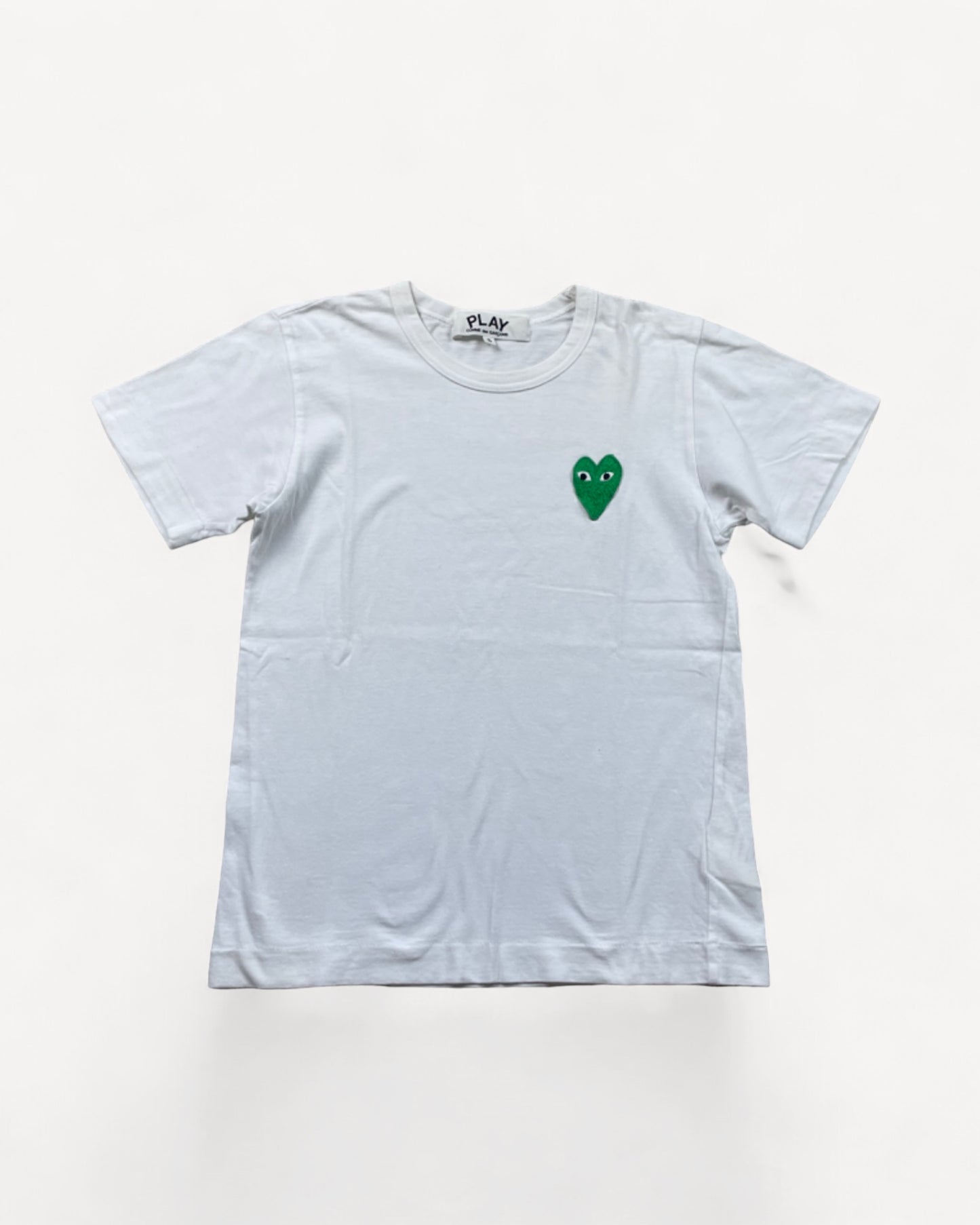 CDG PLAY GREEN T-SHIRT (S)