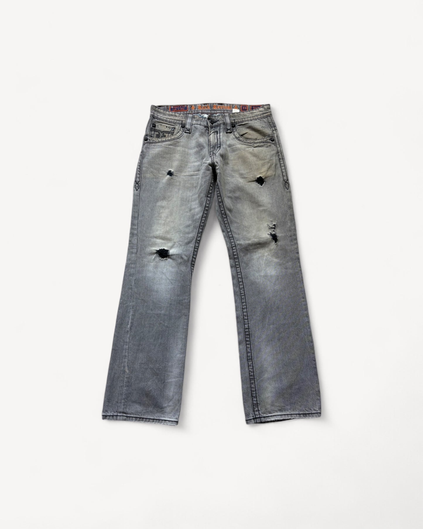 ROCK REVIVAL JEANS W33 L32 #RR11