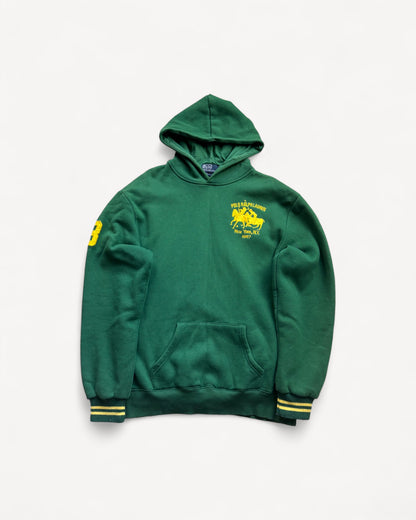 RALPH LAUREN GREEN HOODIE (L)