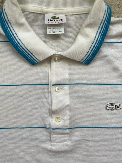 LACOSTE POLO SHIRT WHITE (XL)