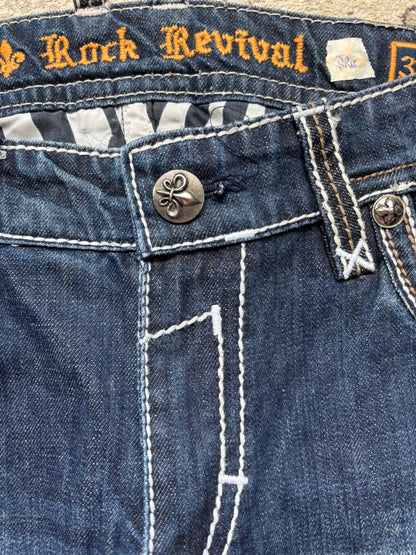 ROCK REVIVAL JEANS W32 L32 #RR16