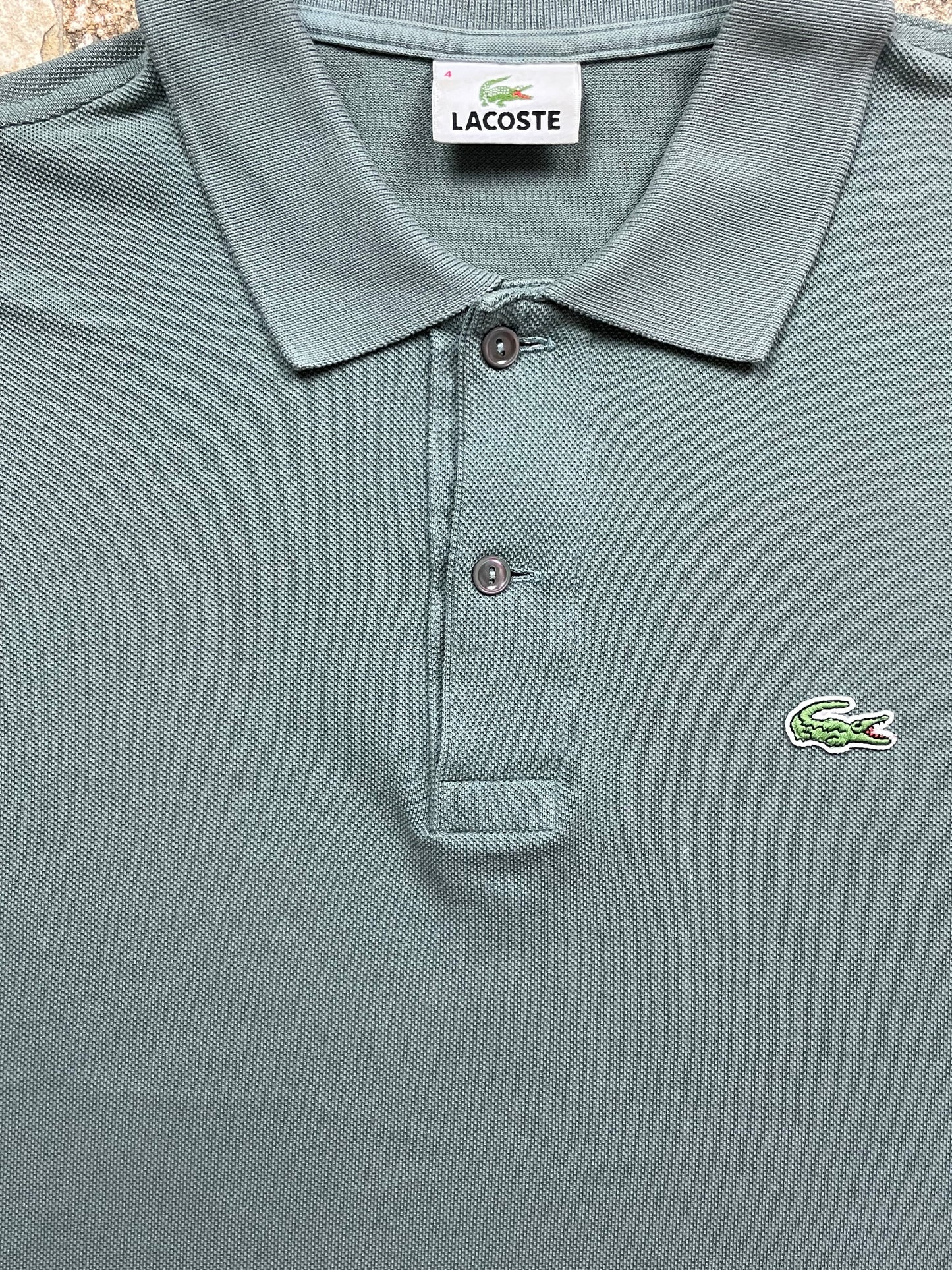 LACOSTE POLO SHIRT GREEN (M)