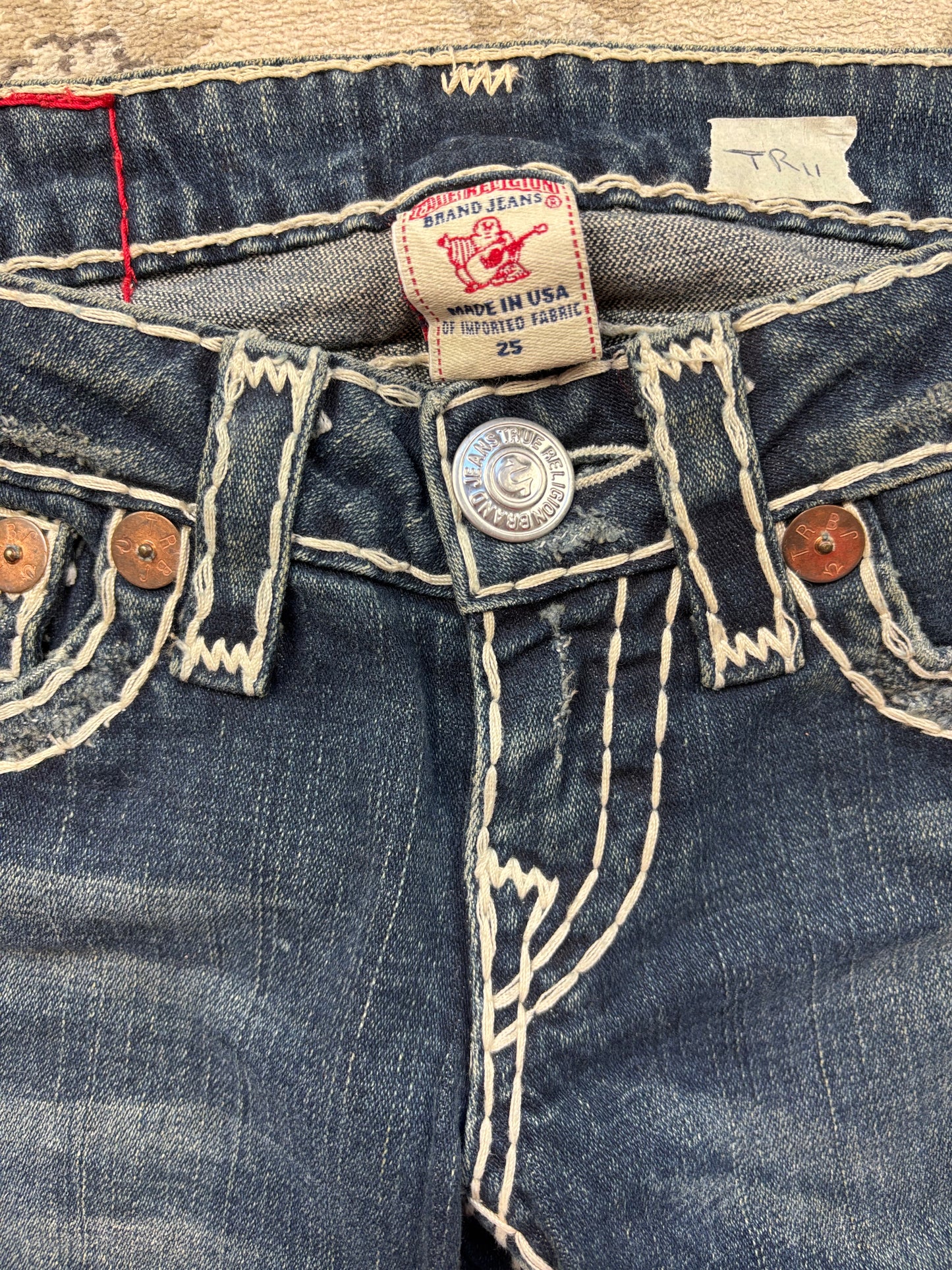 TRUE RELIGION JEANS W25 L32 #TR11