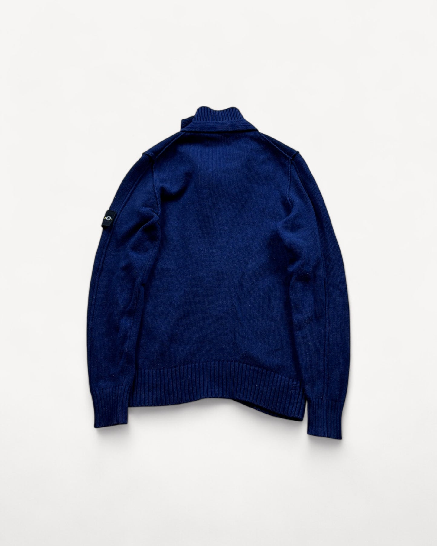 STONE ISLAND ZIP UP KNIT (L)