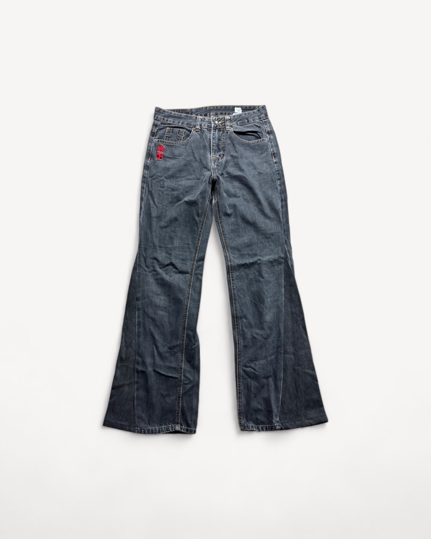 JAPANESE EMBROIDERED DENIM W28 L30 #JAP3