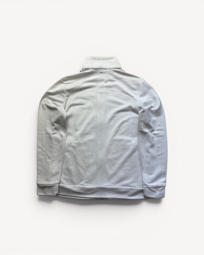 ADIDAS WHITE ZIP UP VEST (M)