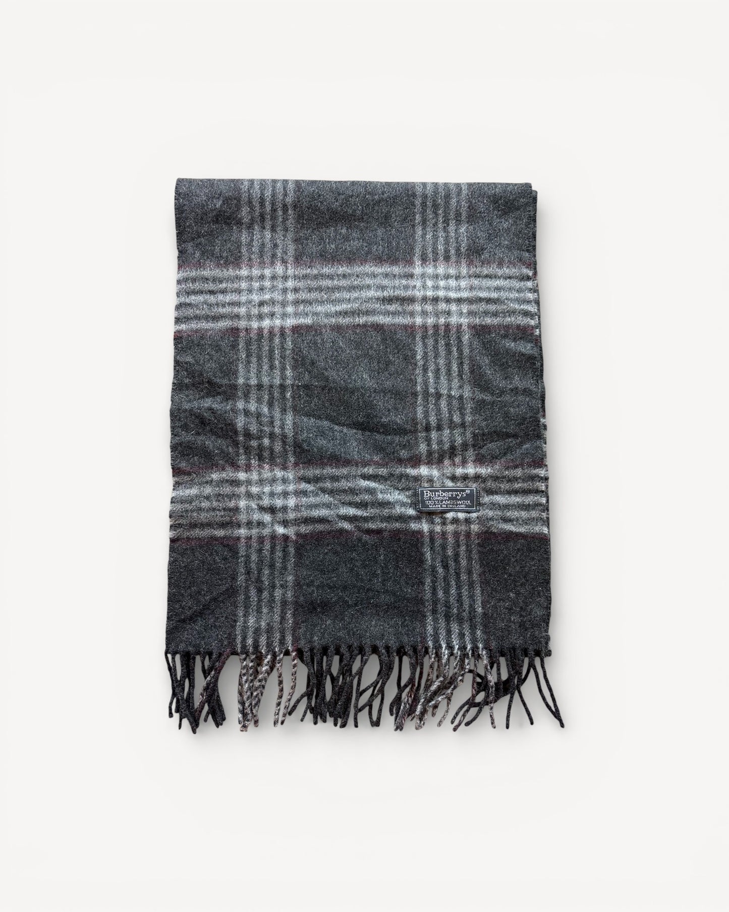 BURBERRY NOVACHECK SCARF BLACK