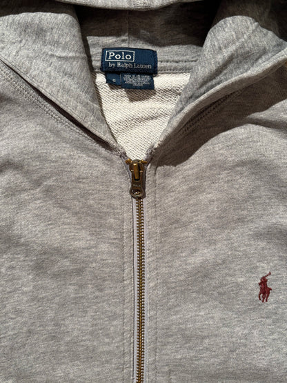 RALPH LAUREN GREY ZIP UP HOODIE (S) (Kopie)