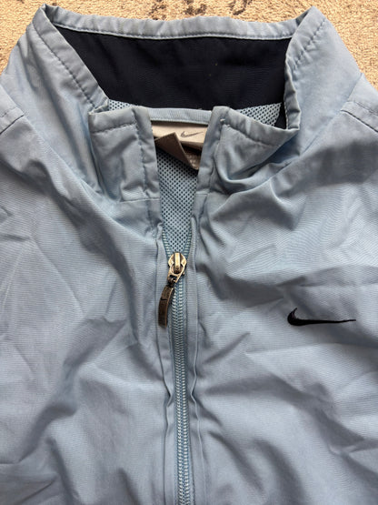 NIKE BABYBLUE ZIP UP VEST (S)
