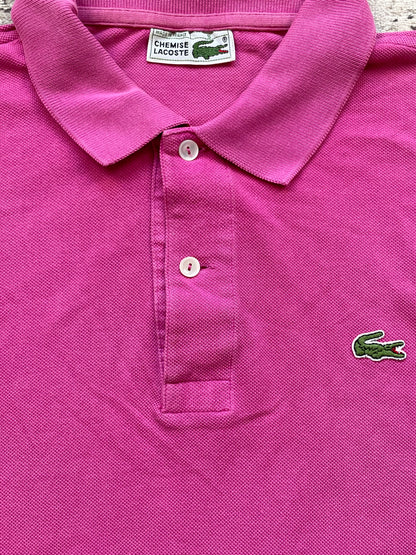 LACOSTE POLO SHIRT PINK (M)