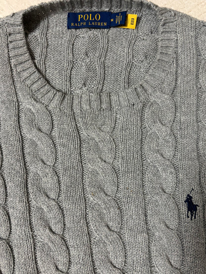 RALPH LAUREN GREY KNIT (M)