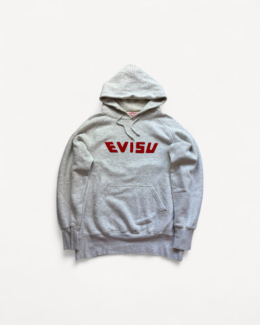 EVISU GREY HOODIE (L)
