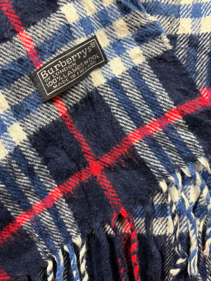 BURBERRY NOVACHECK SCARF BLUE