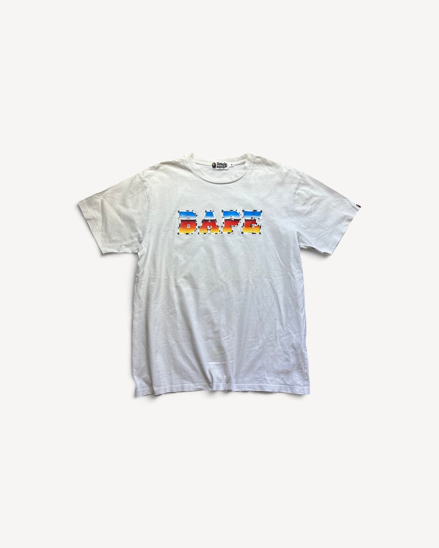 BAPE WHITE T-SHIRT (M)