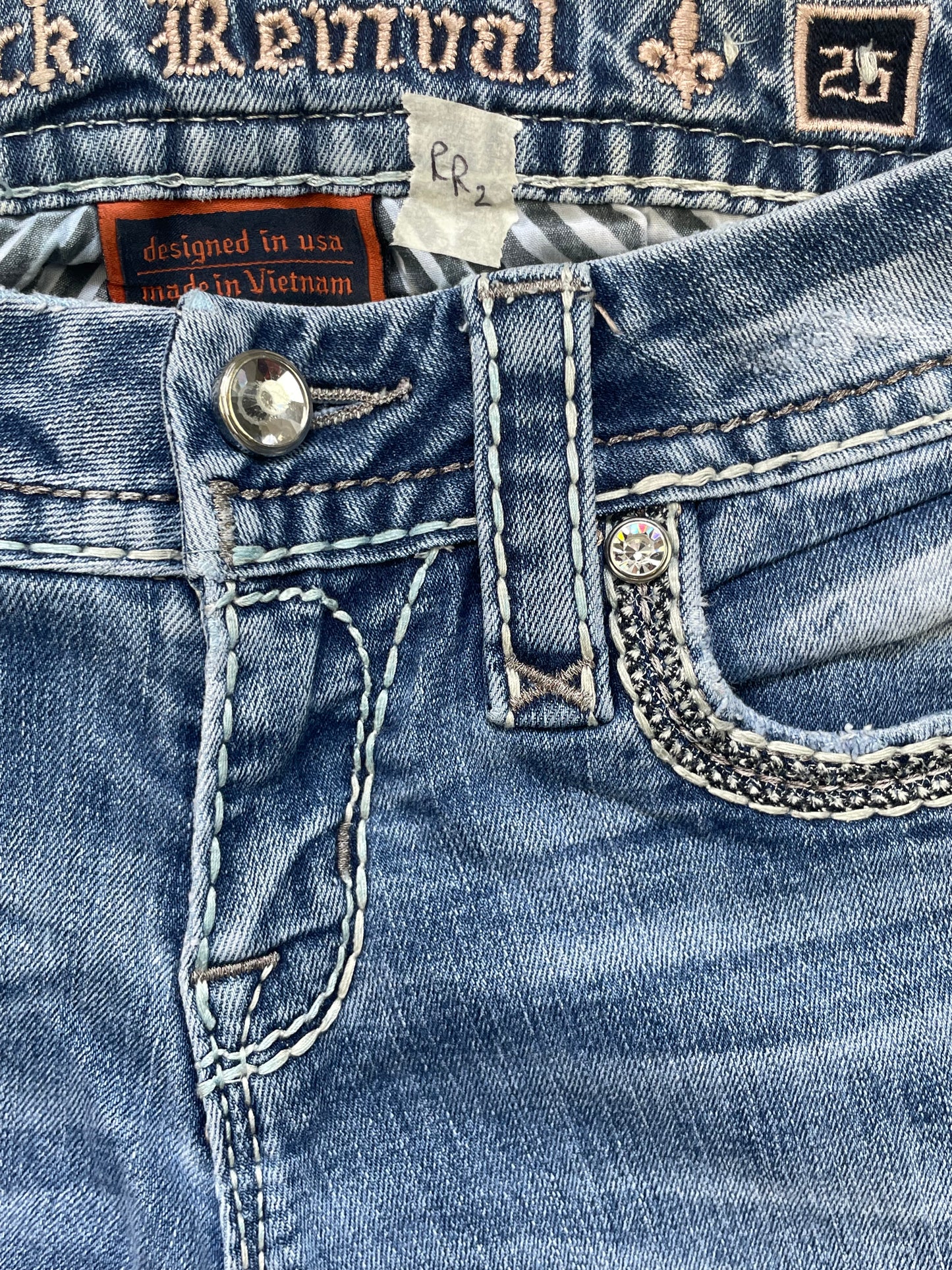 ROCK REVIVAL JEANS W26 L32 #RR2