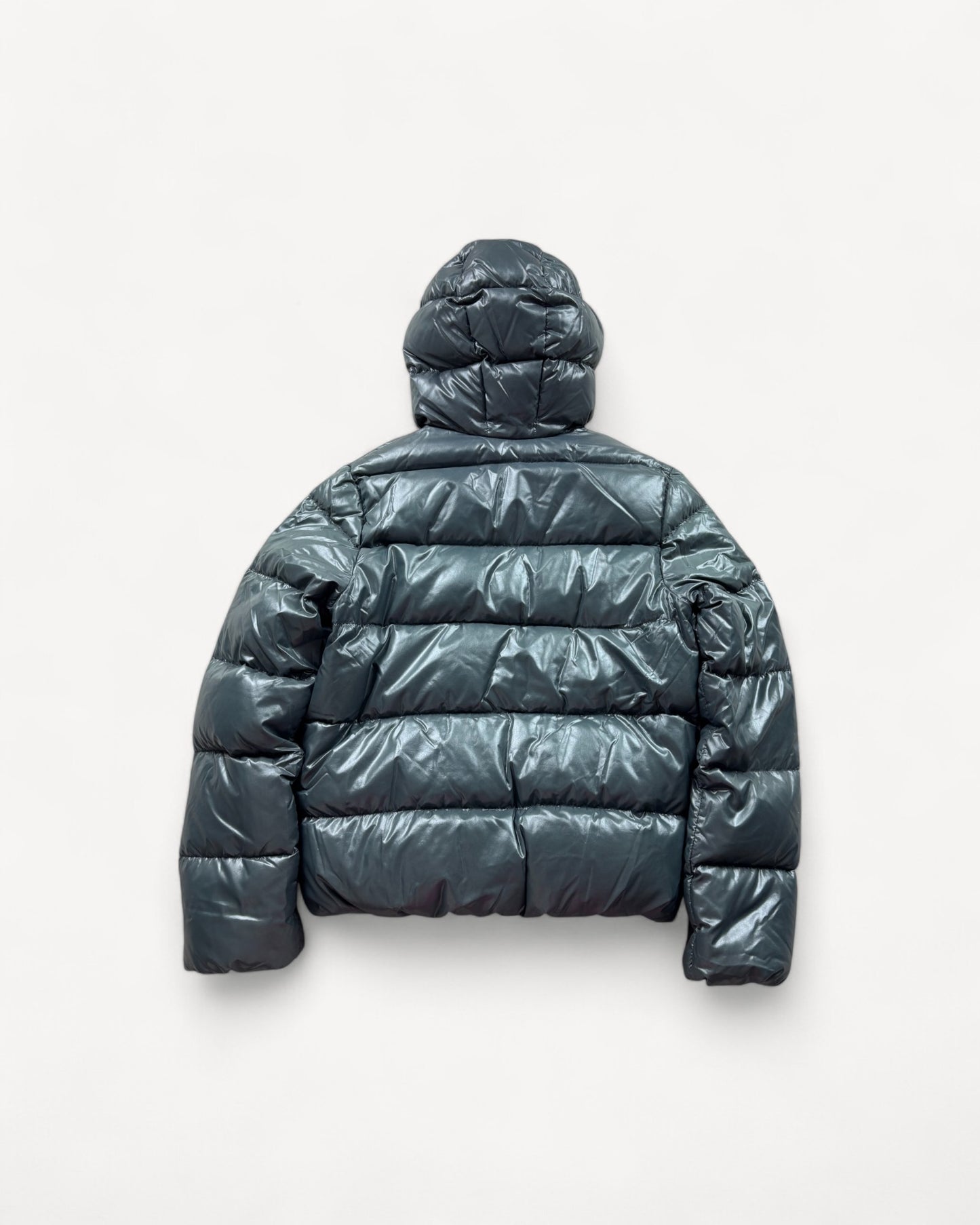 DUVETICA GREY PUFFER JACKET (S-M)