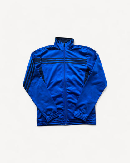 ADIDAS BLUE ZIP UP VEST (S)