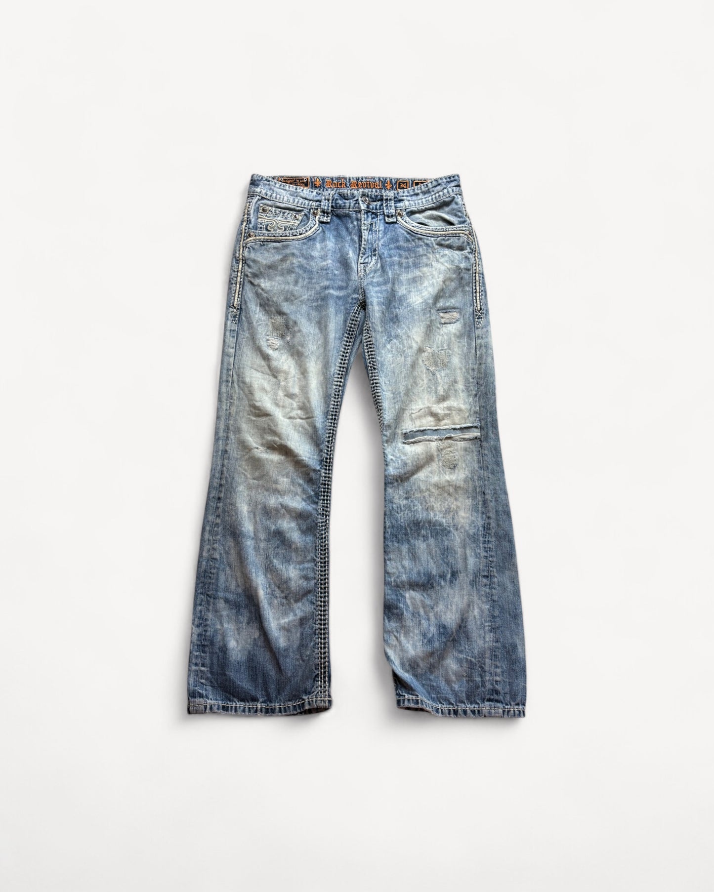 ROCK REVIVAL JEANS W34 L32 #RR15