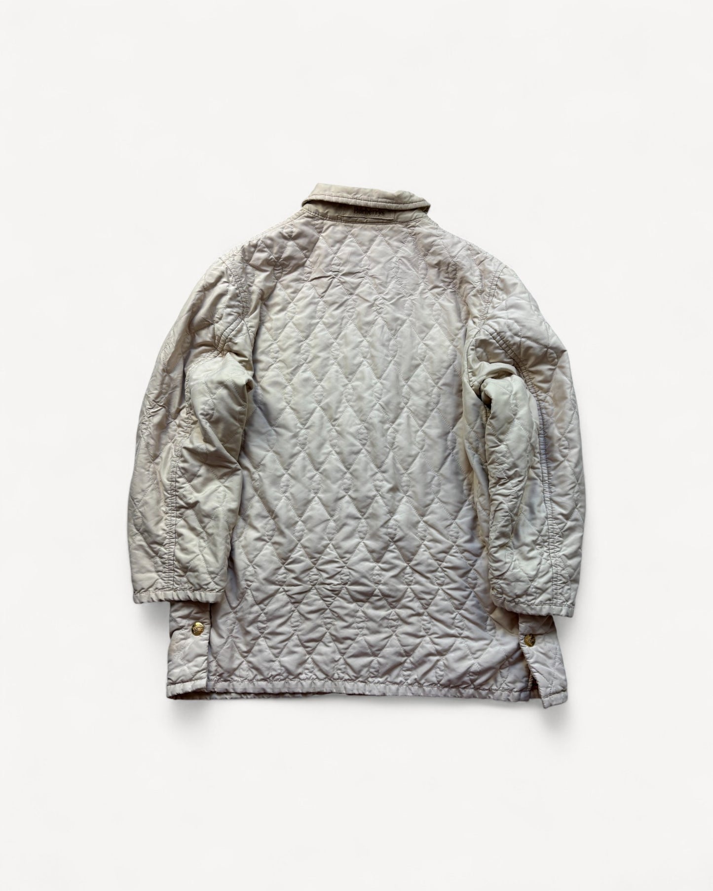 BURBERRY PUFFER JACKET/TRENCHCOAT (L)