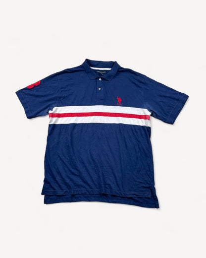 US POLO SHIRT BLUE (XL)