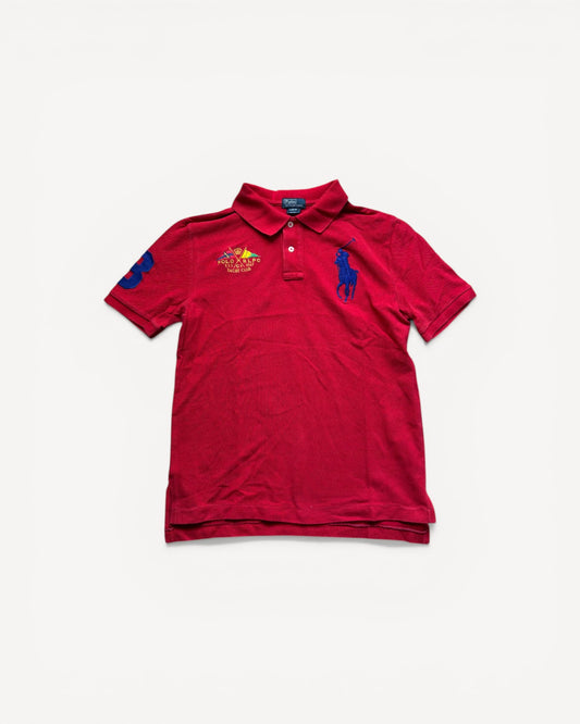 RALPH LAUREN POLO SHIRT RED (S)