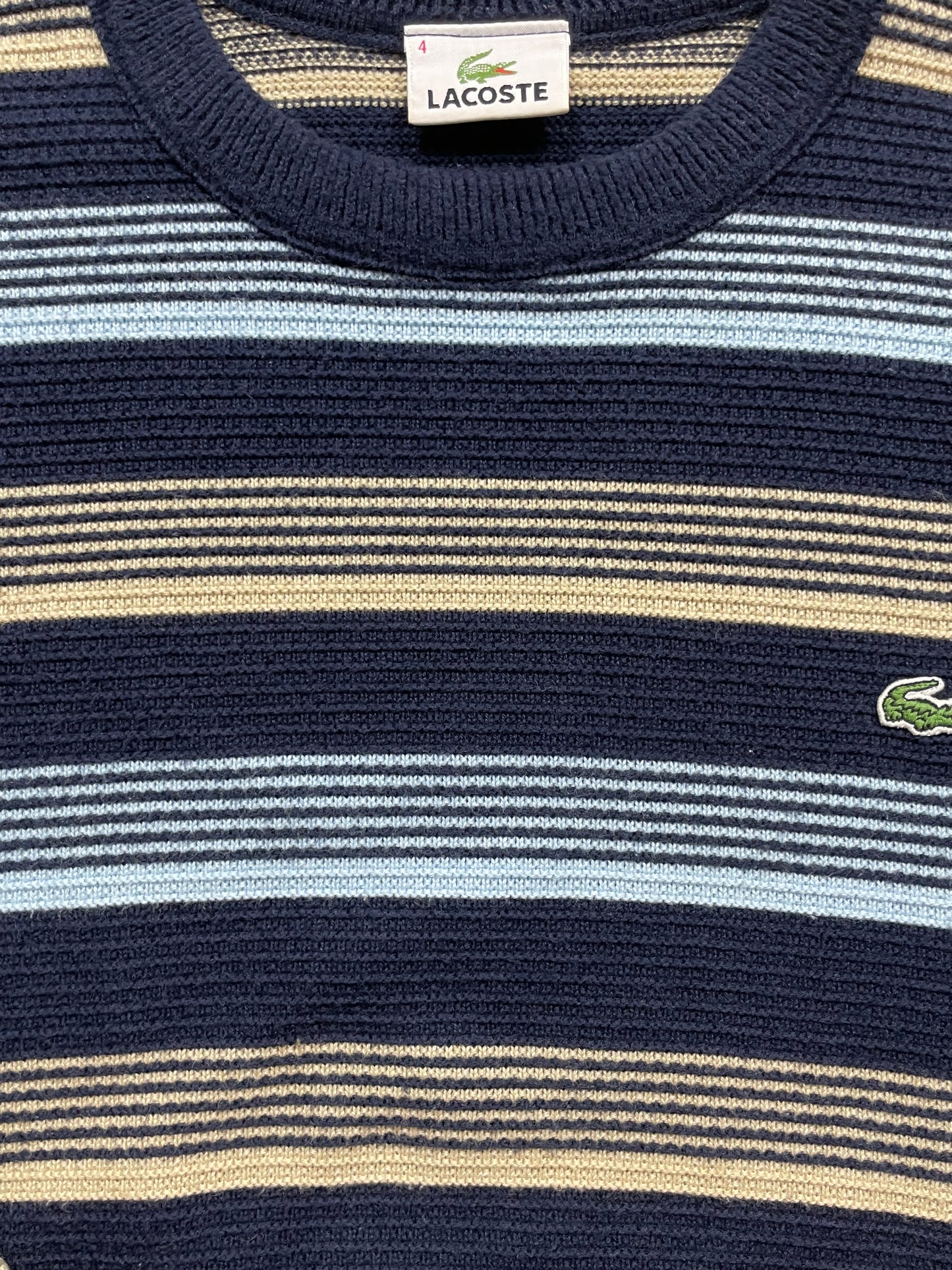 LACOSTE KNIT STRIPED (M)