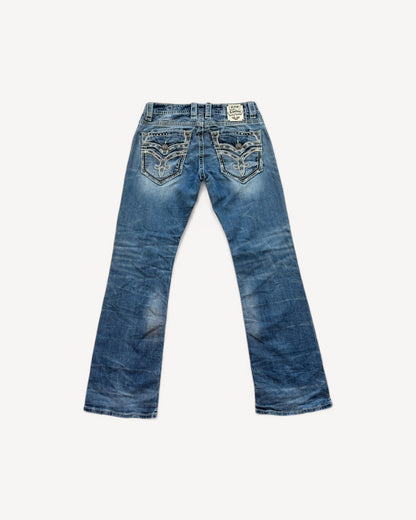 ROCK REVIVAL JEANS W32 L32 #RR15