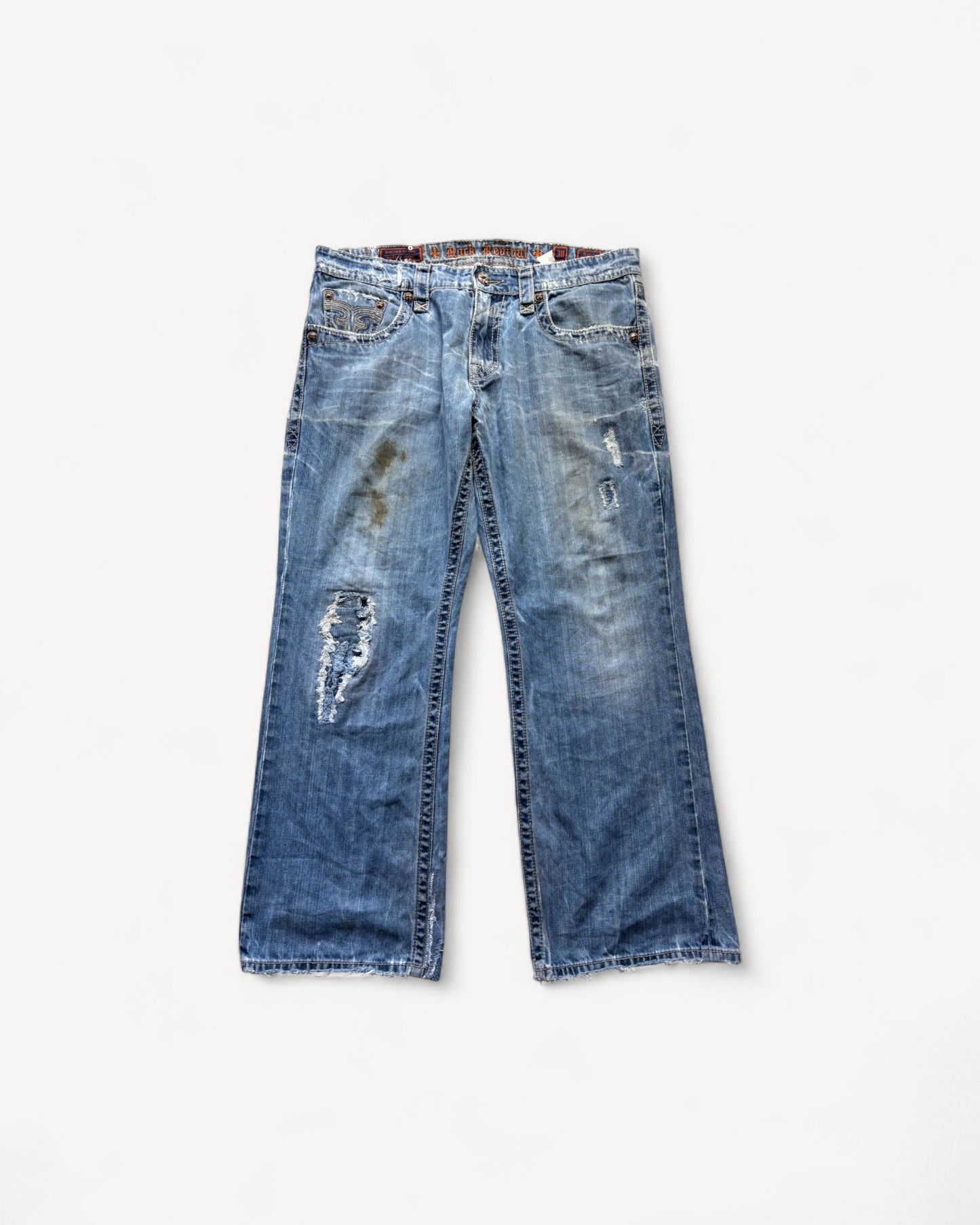 ROCK REVIVAL JEANS W38 L32 #RR27