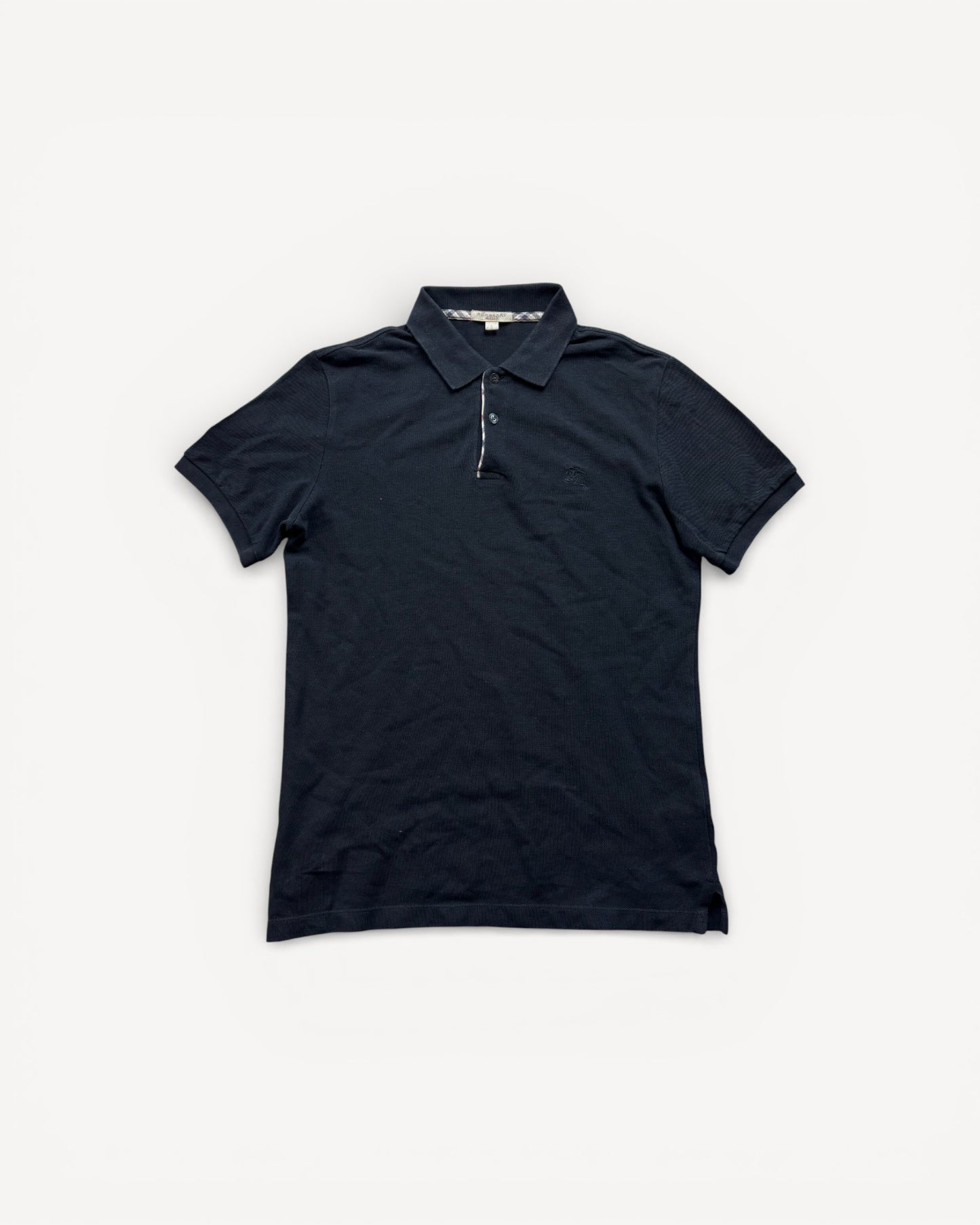 BURBERRY BLACK POLO SHIRT (S)