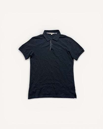 BURBERRY BLACK POLO SHIRT (S)
