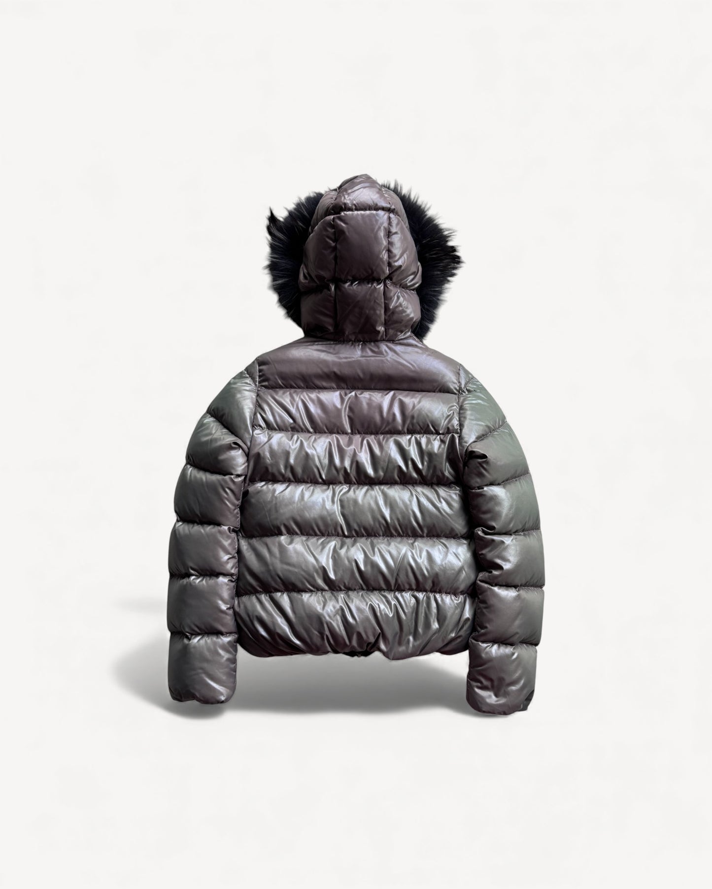 DUVETICA GREY WOMEN PUFFER JACKET (M)