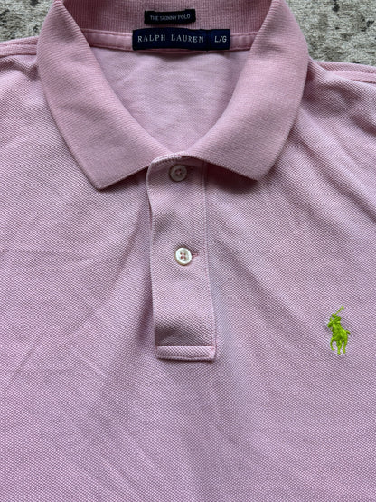 RALPH LAUREN POLO SHIRT PINK (S)