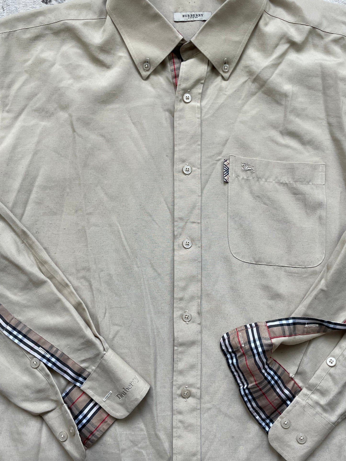 BURBERRY SHIRT (XL)