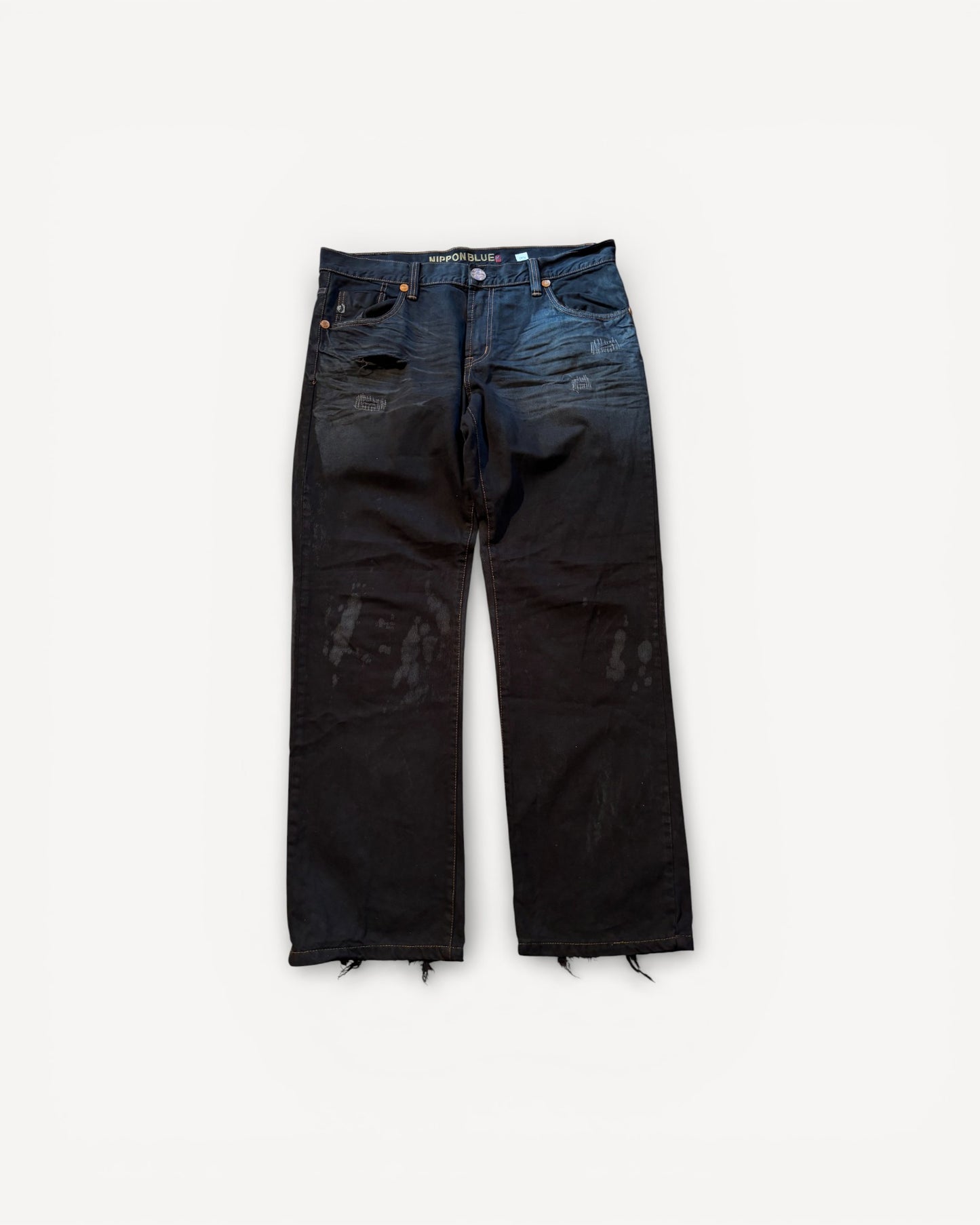 JAPANESE EMBROIDERED DENIM W38 L32 #JAP16