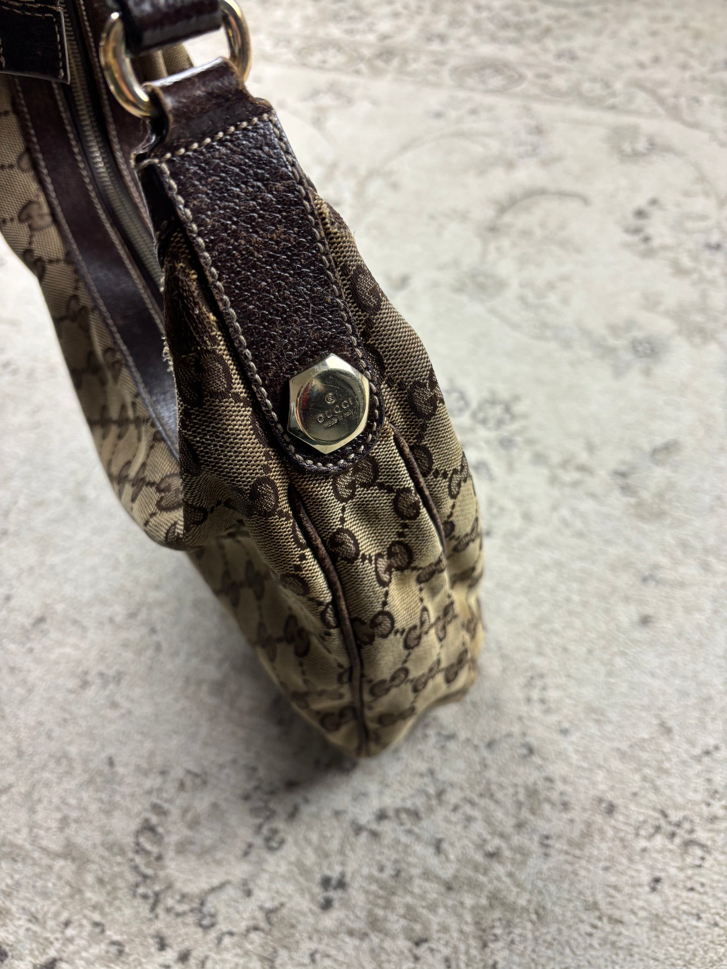 GUCCI MONOGRAM HOBO BAG