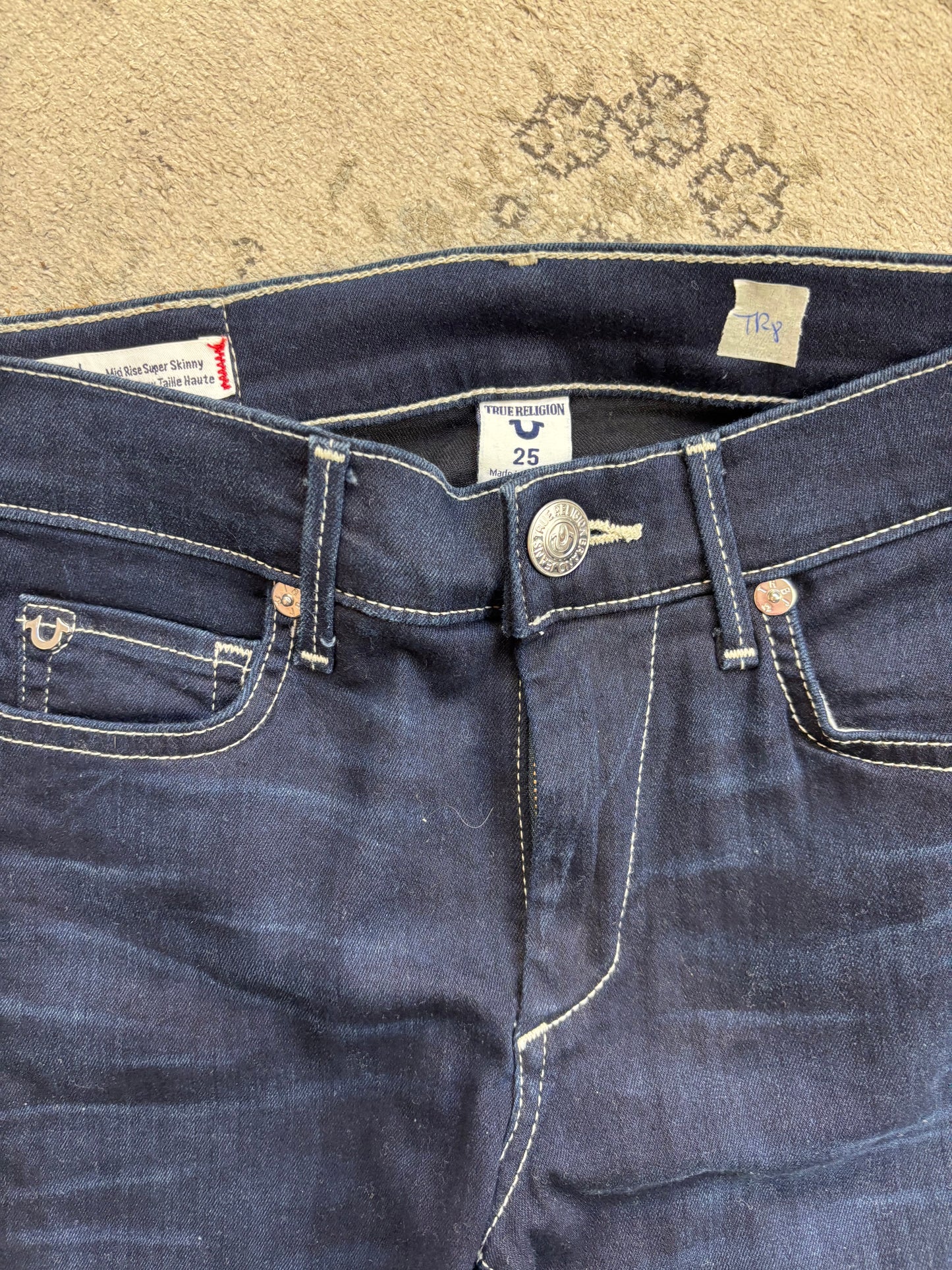 TRUE RELIGION JEANS W25 L30 #TR8