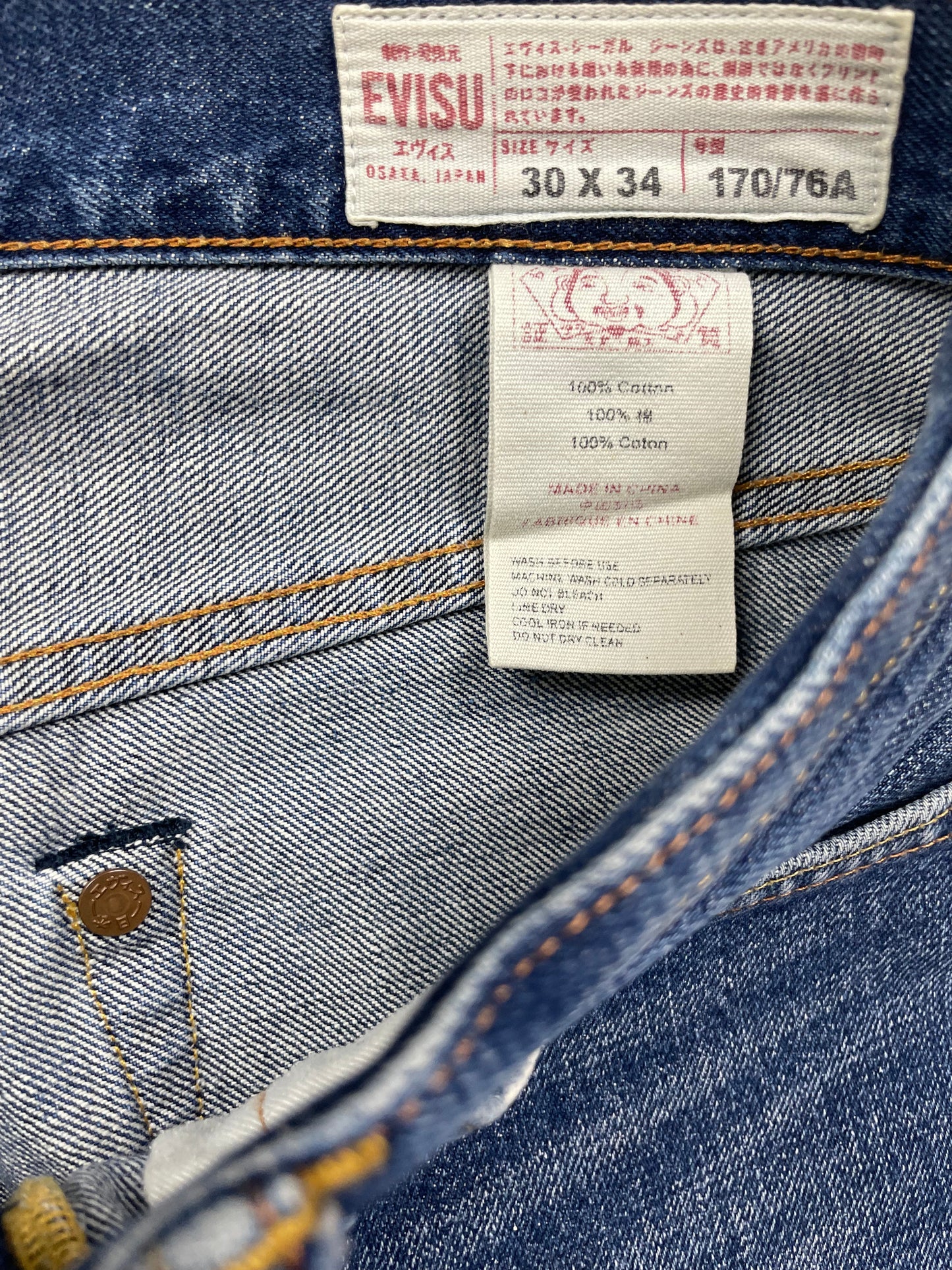 EVISU JEANS Nr. 2 W30 L34 #E4.1