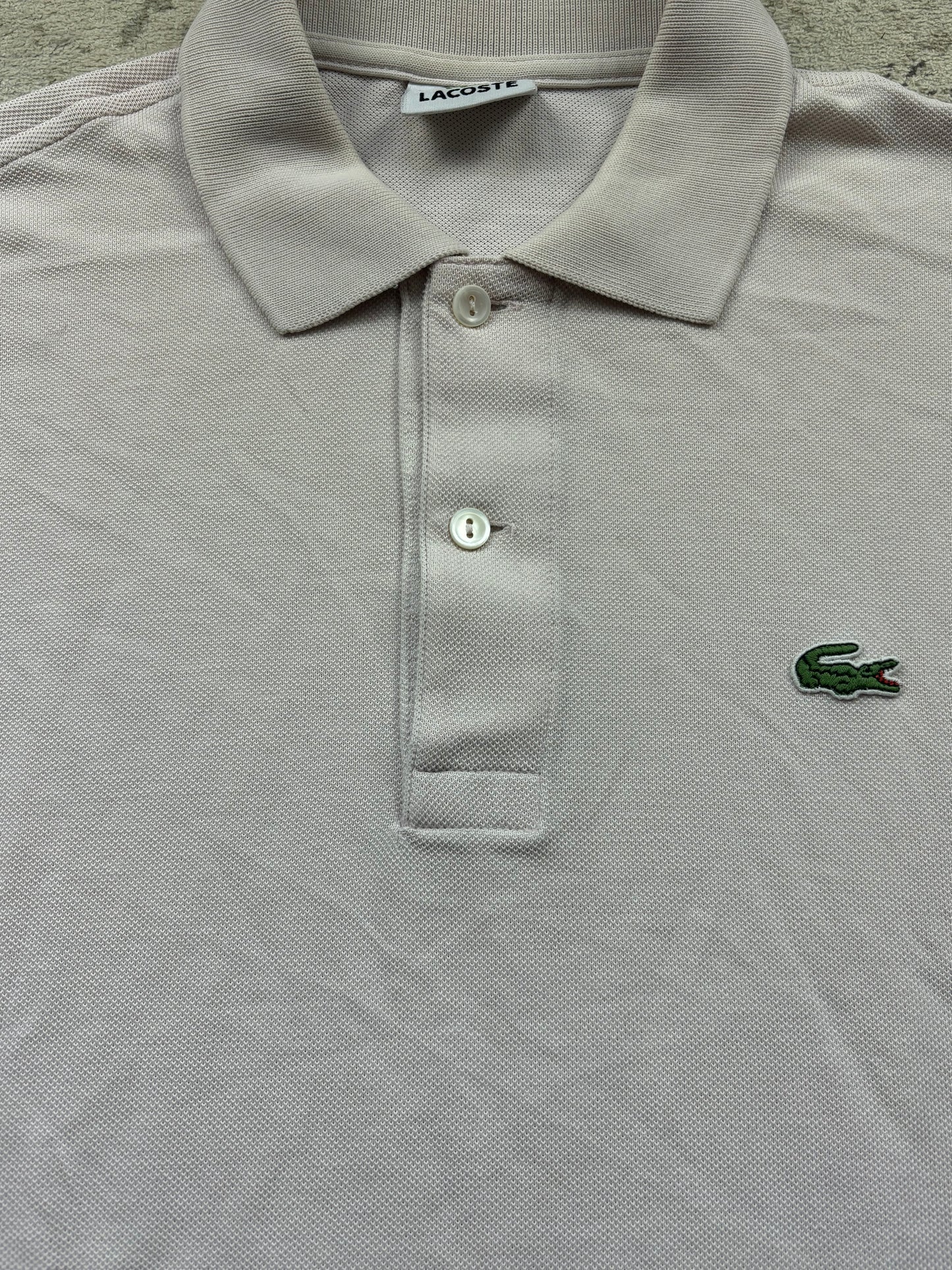 LACOSTE POLO SHIRT PINK (S)