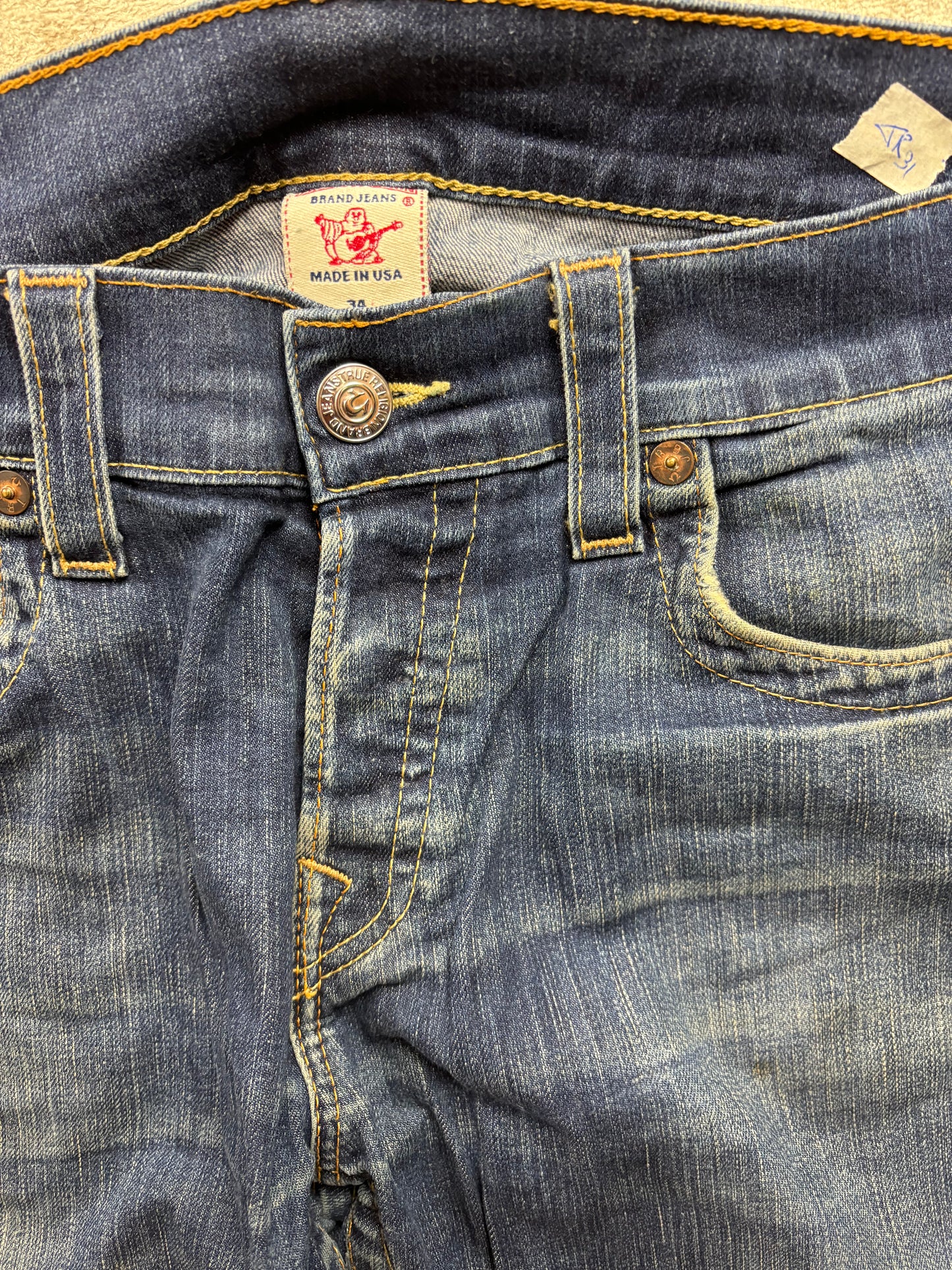 TRUE RELIGION JEANS W34 L34 #TR31
