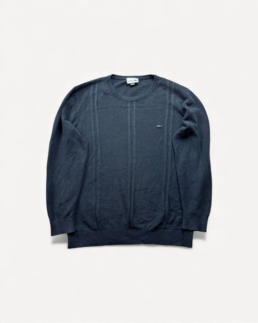 LACOSTE BLACK KNIT (L)